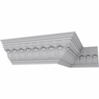 ACANTHUS LEAF WITH BEAD & BARREL CROWN MOULDING