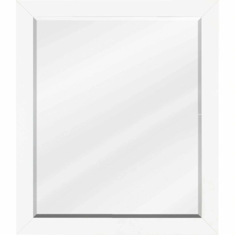 22 x 28 White Cade Contempo Mirror (1)