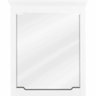28 x 34 White Chatham Shaker Mirror by Jeffrey Alexander (1)