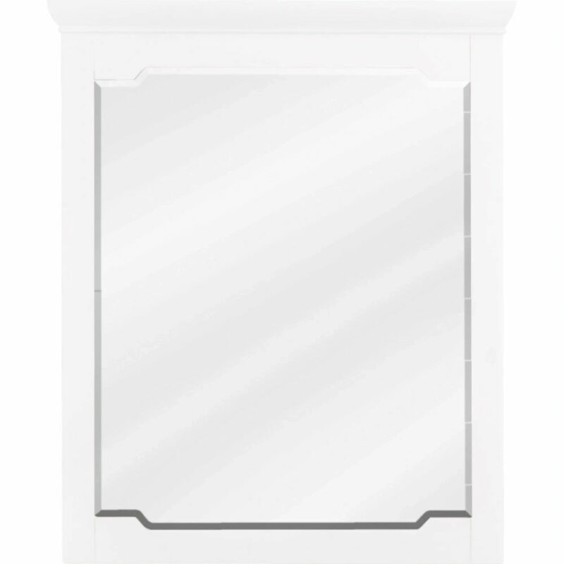 28 x 34 White Chatham Shaker Mirror by Jeffrey Alexander (1)