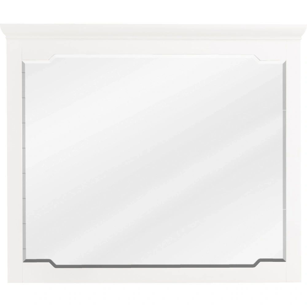 40 x 34 White Chatham Shaker Mirror by Jeffrey Alexander (1)