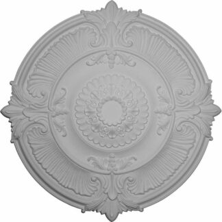 53-12 ATTICA ACANTHUS LEAF CEILING MEDALLION (FITS CANOPIES UP TO 4 58-INCH )