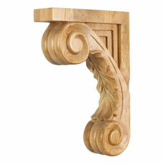 ACANTHUS SCROLLED TRADITIONAL BAR BRACKET