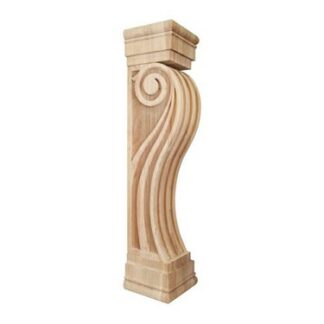 Fluted Art Deco Fireplace Corbel
