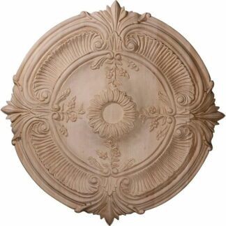CARVED ACANTHUS LEAF CEILING MEDALLION, (FITS CANOPIES UP TO 2) (1)