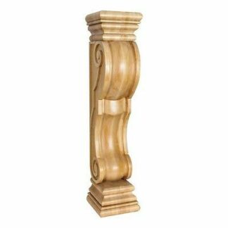 Rounded Scroll Fireplace Corbel