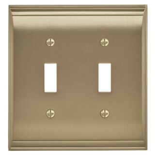 2 Toggle CANDLER Switch Wall Plate