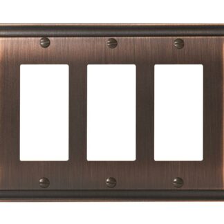 3 Rocker CANDLER Decorator Switch Wall Plate