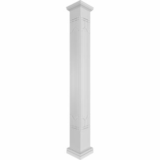 Shaker Fretwork Column