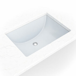White Rectangle Porcelain 20x15