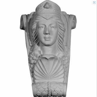 Hera Onlay, 13 3/4"W x 20 7/8"H