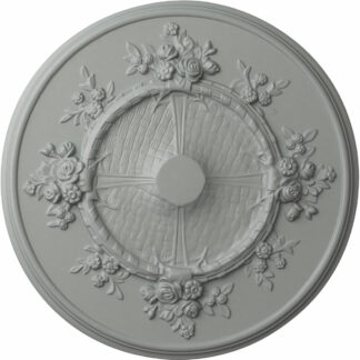 Flower Ceiling Medallion, 27"