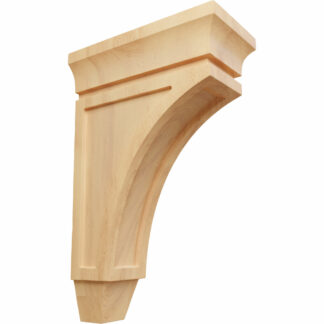 Lucan Wood Corbel, 4 1/2"W x 9"D x 14"H