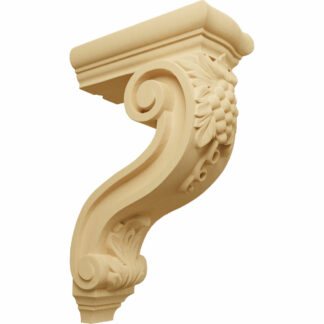 Holmdel Grapes & Vines Corbel, 4 1/4"W x 8"D x 13 1/4"H