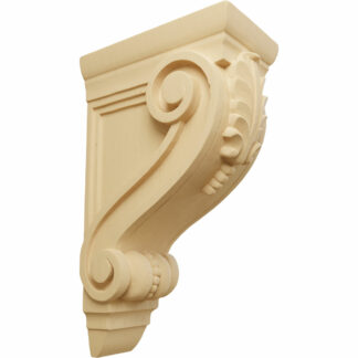 Fig Leaf Corbel, 4 3/4"W x 8"D x 13 1/4"H