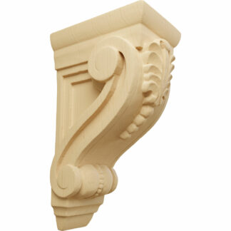 Fig Leaf Corbel, 2 5/8"W x 3 3/4"D x 6 5/8"H