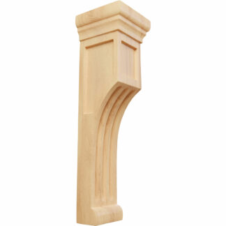 Recessed Groove Corbel, 4"W x 4"D x 14"H