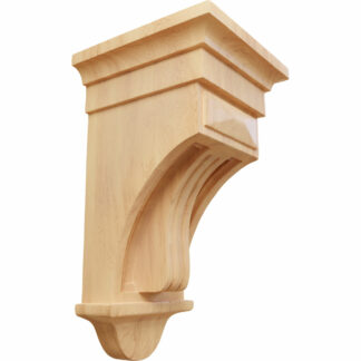Raised Fluting Corbel, 6 1/2"W x 6 1/2"D x 12"H